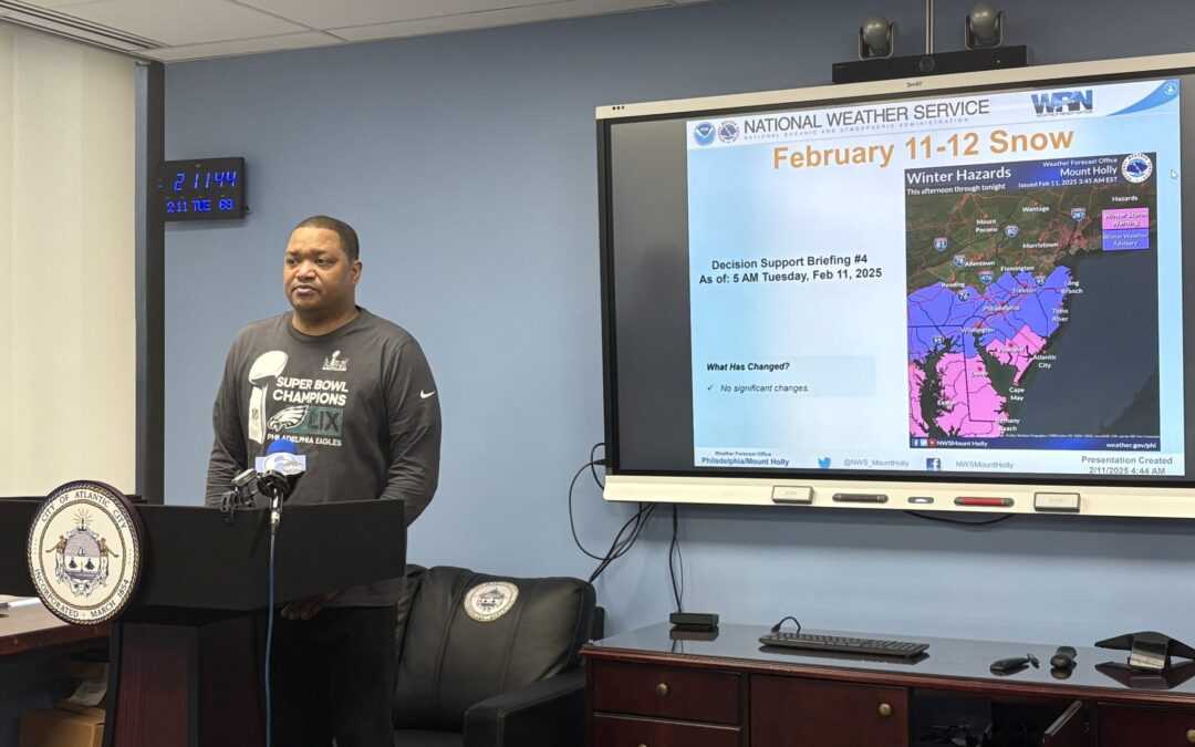 City of Atlantic City Officials Announce Preparations Ahead of Forecasted Snowfall in Region