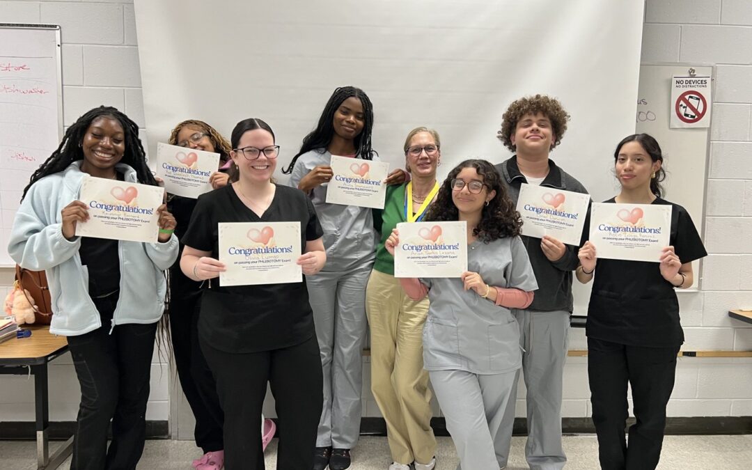 EHT Patient Care Technician Students Begin Clinical Rotations at Cooper University Hospital Cape Regional